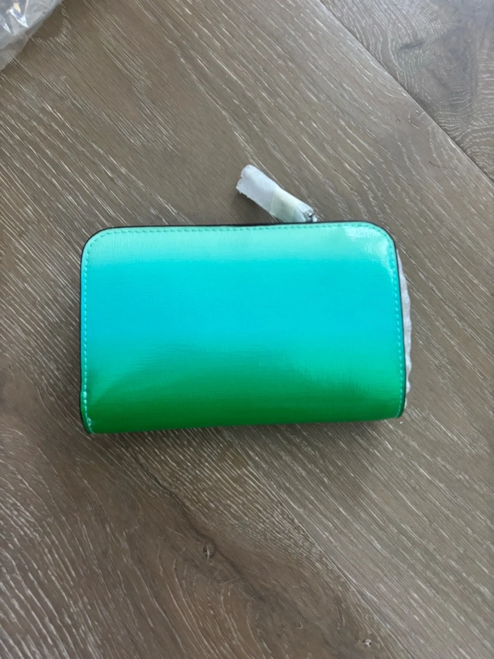 kate spade green-to-teal ombré zip-around wallet - Picture 4 of 8